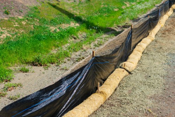 Straw Wattle Installation in Mount Vernon